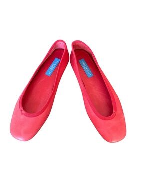 Hollywould Cabana Leather Ballet Flats Made in Italy Size EU 40 US 9